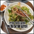 울산 언양 돼지갈비 맛집 녹원숯불갈비