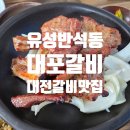 고운차 깨끗하게 | 대전 갈비 맛집 유성 반석동 대포갈비 꿀꿀갈비 점심 후기