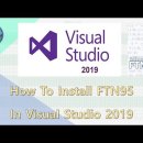 How to intsall FTN 95 in Visual Studio 2019 이미지