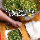 인스타에서 본 김밥처럼 말은 만두 이미지