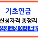 65세 이상 기초연금 신청 방법 및 주의사항 이미지