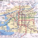 오사카형 지하철노선도(한글&일본어) 이미지
