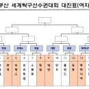 부산 세계탁구선수권대회 8강 대진표(여자) 이미지