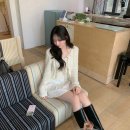 더리즈 | [Leeds] 리즈 더위시 블러쉬 볼레로 가디건 Blush bolero cardigan 후기