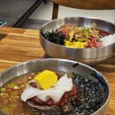 송도 트리플스트리트 식당 바삭메밀뜰 한우육회막국수 강추!