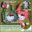 [리뷰] 내돈내산! 헬로키티 키링 장바구니 레드 그린 색상 비교 및 솔직 후기(29cm 품절 대란!)