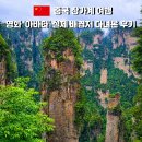 산이 있는 풍경 | 중국 장가계 원가계 자유여행 ｜영화 아바타 실제 배경 풍경 비교 후기