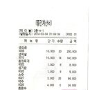 2014년 3월 4일 3월 정기모임 수입지출내역 이미지