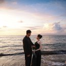 삼양내츄럴 | 제주삼양해수욕장 바다웨딩스냅, 감성 일몰로 완성하는 바다의 시간