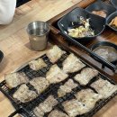 무안 몽탄면 원조 짚불구이 삼겹살 맛집 두암식당