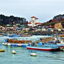 충청남도 서천군 마량항의 겨울풍경 이미지