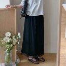 러빈데어 | 러빈데어- 여름 링클 레이어드 밴딩 스커트 치마 러빈데어/ 플리츠 롱스커트 추천!!