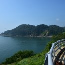 청널공원표지판 | 경남 사천 신수도 배시간 크레킹 코스 총정리