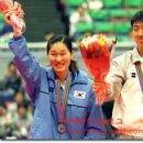 2001년 최고 성적 오상은, 김무교 은메달. [2001 오사카 세계탁구선수권] 이미지