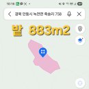 시골 땅 문서 이미지