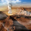 구름기둥 이미지