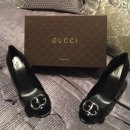 Gucci Patent Leather Interlocking G Flat 이미지