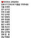 교육감 후보 (진보) 명단입니다 - 정당표시가 안되기에 이미지