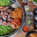 매탄동 고기집 삼겹살 목살 완벽했던 팔청식당 후기