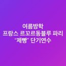 김and조영수전문학원 | [공지] [모집중]여름방학 프랑스 르꼬르동블루 &#34;제빵&#34; 단기연수(~2.16까지)