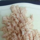 오늘의 요리(15.04.26)-닭가슴살캔 죽&햄토스트 이미지