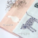 오가닉 누빔퀼팅 코튼면 이중거즈원단 소프트2종 천원단 이미지