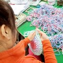 양말목 꽃방석 만들기 이미지