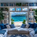 눈앞에 바다 이미지