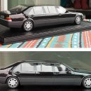 1:18롤스로이스 퀸카/ 오토아트 풀만골드버젼/ 프론티아트 벤츠리무진/ 오또 BMW E38블랙/에쿠스 전후기 블랙,후기실버 이미지