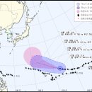 11호 태풍 낭카 진행경로 이미지