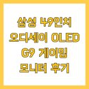 G9 | 삼성 49인치 오디세이 OLED G9 게이밍 모니터 후기
