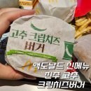 맥도날드 신메뉴 진주 고추 크림치즈 버거 솔직후기 &#39;대구복현DT점&#39;