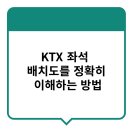 설악산 배움터 | KTX 좌석 배치도를 정확히 이해하는 방법