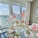 (주)호텔롯데 시그니엘 부산 | 부산 롯데 시그니엘 호텔 프로포즈 핑크 꽃장식 후기