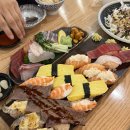 (집)초록마을 광명철산점 | 철산 초밥 '김태완스시' 푸짐한 사시미 3인세트 후기