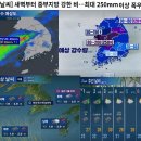 [날씨] 새벽부터 중부지방 강한 비 ~~~ 최대 250mm이상 폭우 이미지
