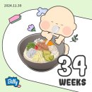 B16-2 | B16. [임신기록 34-35주차] 철분주사 주3회, 산전관리, 출산용품 언박싱, 백일해 주사, 아기침대 구매