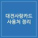 대전시민약국 | 대전 소비쿠폰 지역화폐 대전사랑상품권 사용처 조회