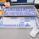 SKY PC | [지클릭커] 오피스프로 사일런스 M 무소음 무선 키보드 마우스 세트 사용 후기_sky city