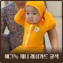 녹돌 | 에그녹 프리오더 제니 래쉬가드 귤색 2y 4y 사이즈 12개월 36개월 후기