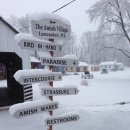 미국 아미쉬 마을의 겨울풍경 이미지