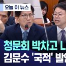 청문회 박차고 나간 野의원들, 김문수 '국적' 발언 뭐였길래… 이미지