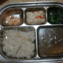 7월 16일 녹두밥, 쇠고기육개장, 두부양념조림, 쑥갓나물, 깍두기 이미지