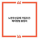 노란우산공제 가입조건·해지방법 총정리