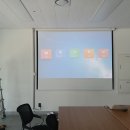 H5200 | 안양시 동안구 회사 대회의실 옵토마 EOP-H5200 5200안시 빔프로젝터 설치시공 100인치 전동스크린