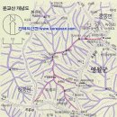 ﻿운교산(925m) 등산지도(강원 영월) 이미지