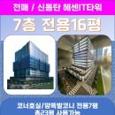 신동탄포레자이코너공인중개사사무소 | 신동탄 헤센IT타워 지식산업센터 7층 코너 사무실 전매