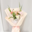 오피스기프트 | 대전 부케 말리기 부케 기프트 "체리모리" 강추 ❤️ 라운드 플라워 무드등 후기!