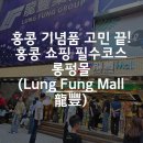 에이치인터내셔널 | 홍콩 쇼핑 필수 코스 롱펑몰(Lung Fung Mall/ 龍豐) 쇼핑 추천 리스트