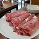샤브 고기 육수에 끓여 낸 진국 구월동 샤브샤브 리얼 후기 : 면발의 탄력에 반하다 ✨